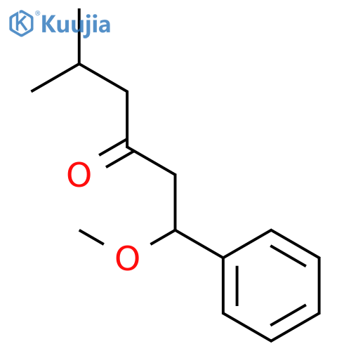 3-Hexanone, 1-methoxy-5-methyl-1-phenyl- structure