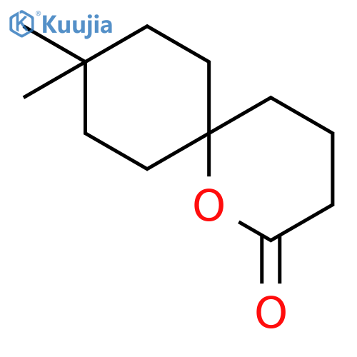 1-Oxaspiro[5.5]undecan-2-one, 9,9-dimethyl- structure