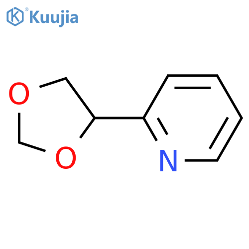 Pyridine, 2-(1,3-dioxolan-4-yl)- structure