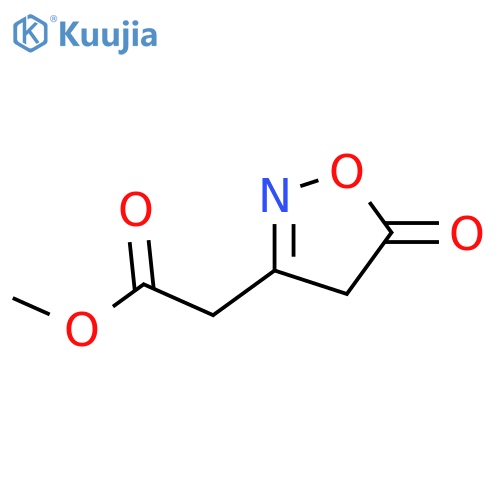 Methyl 2-(5-oxo-4,5-dihydroisoxazol-3-yl)acetate structure
