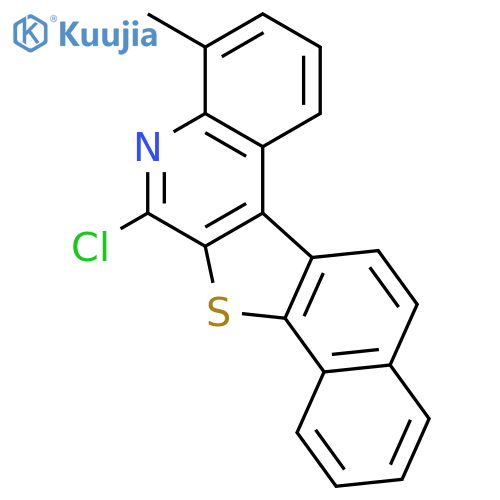 Naphtho[2',1':4,5]thieno[2,3-c]quinoline, 6-chloro-4-methyl- structure