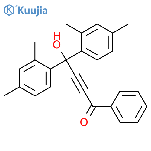 2-Butyn-1-one, 4,4-bis(2,4-dimethylphenyl)-4-hydroxy-1-phenyl- structure