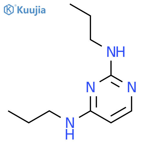 2,4-Pyrimidinediamine, N,N'-dipropyl- structure