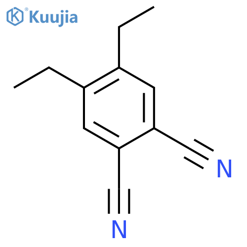 4,5-Diethylbenzene-1,2-dicarbonitrile structure