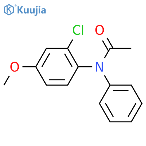 Acetamide, N-(2-chloro-4-methoxyphenyl)-N-phenyl- structure