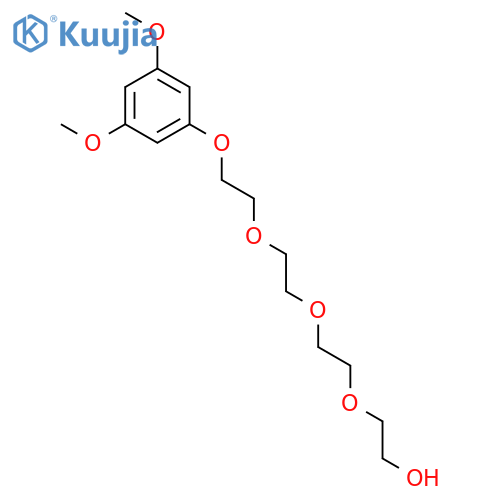 Ethanol, 2-[2-[2-[2-(3,5-dimethoxyphenoxy)ethoxy]ethoxy]ethoxy]- structure