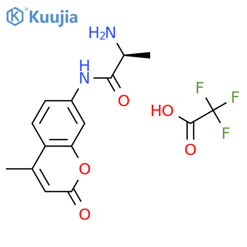 L-Alanine 7-Amido-4-methylcoumarin, Trifluoroacetate Salt structure