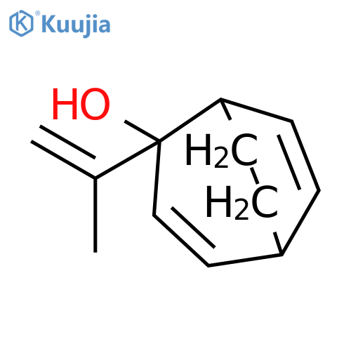 Bicyclo[3.2.2]nona-3,6-dien-2-ol, 2-(1-methylethenyl)- structure
