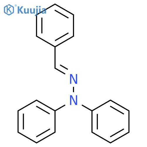 Benzaldehyde, diphenylhydrazone structure