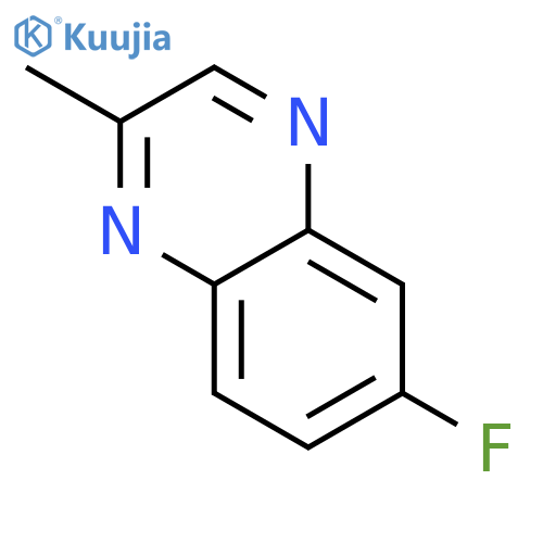 6-fluoro-2-methyl-Quinoxaline structure