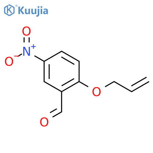 Benzaldehyde, 5-nitro-2-(2-propen-1-yloxy)- structure