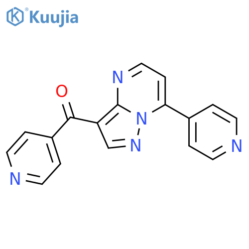 Methanone, 4-pyridinyl[7-(4-pyridinyl)pyrazolo[1,5-a]pyrimidin-3-yl]- structure