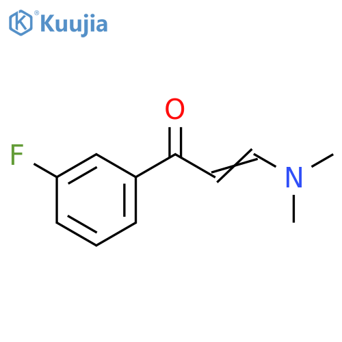 3-(Dimethylamino)-1-(3-fluorophenyl)prop-2-en-1-one structure