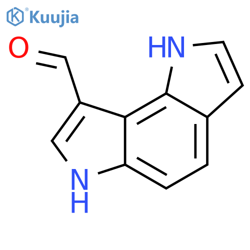 1,6-dihydro-Benzo[1,2-b:3,4-b']dipyrrole-8-carboxaldehyde structure