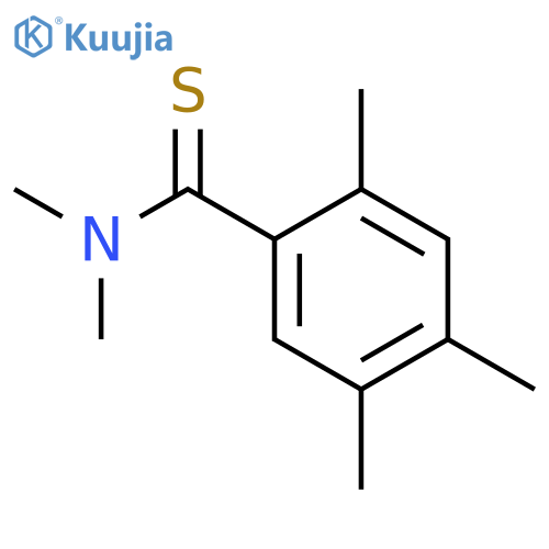Benzenecarbothioamide, N,N,2,4,5-pentamethyl- structure