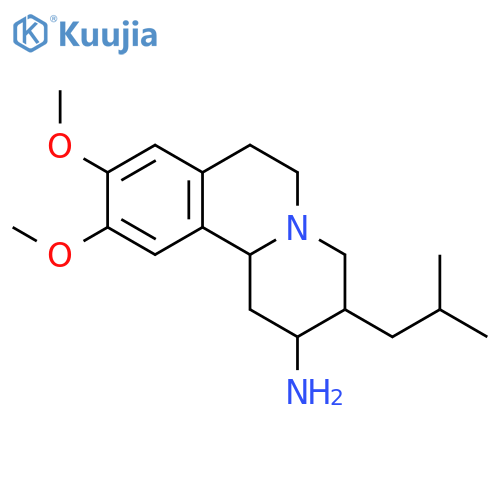 2H-Benzo[a]quinolizin-2-amine,1,3,4,6,7,11b-hexahydro-9,10-dimethoxy-3-(2-methylpropyl)- structure