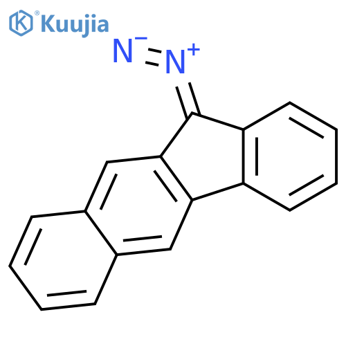 11H-Benzo[b]fluorene, 11-diazo- structure