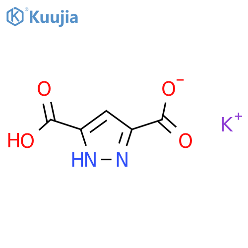 pyrazole-3,5-dicarboxylic acid monopotassium salt structure