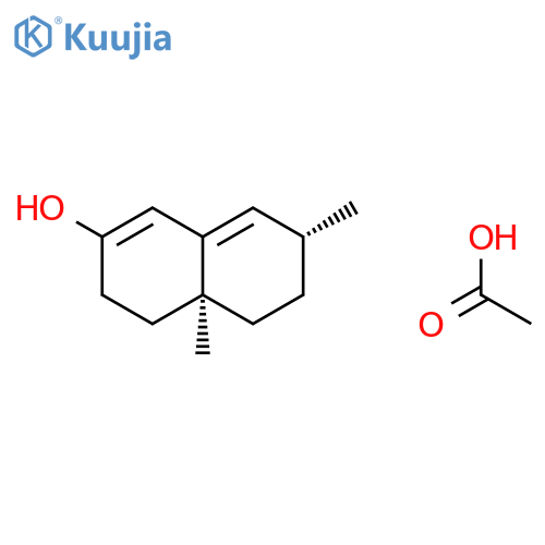 2-Naphthalenol, 3,4,4a,5,6,7-hexahydro-4a,7-dimethyl-, acetate, cis- structure