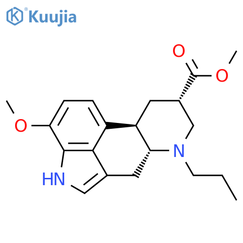 Ergoline-8-carboxylic acid, 14-methoxy-6-propyl-, methyl ester, (8a)- structure