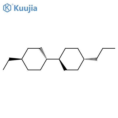 1,1'-Bicyclohexyl,4-ethyl-4'-propyl-, (trans,trans)- structure