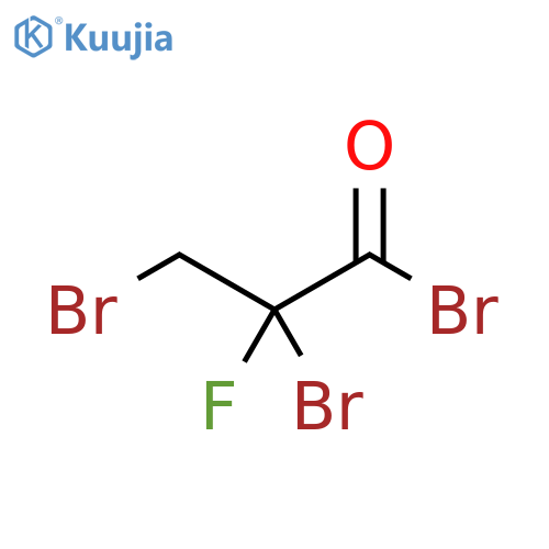 Propanoyl bromide, 2,3-dibromo-2-fluoro- structure