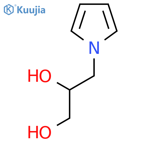 3-(1H-pyrrol-1-yl)propane-1,2-diol structure