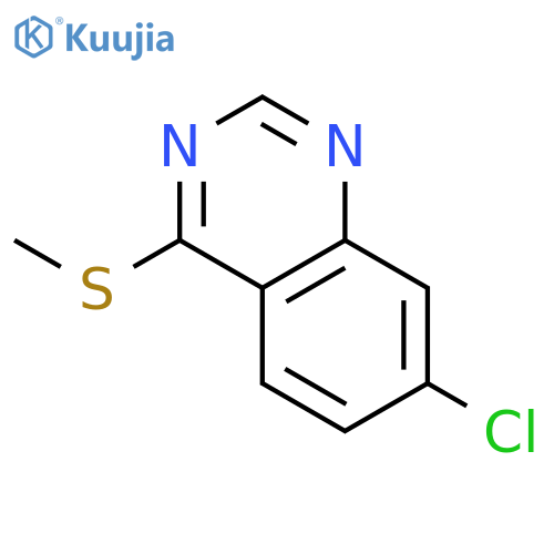 Quinazoline, 7-chloro-4-(methylthio)- structure