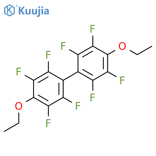 1,1'-Biphenyl, 4,4'-diethoxy-2,2',3,3',5,5',6,6'-octafluoro- structure
