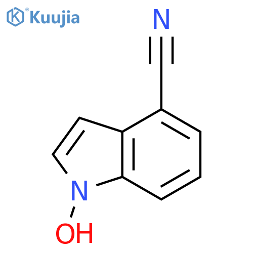 1-hydroxy-1H-Indole-4-carbonitrile structure