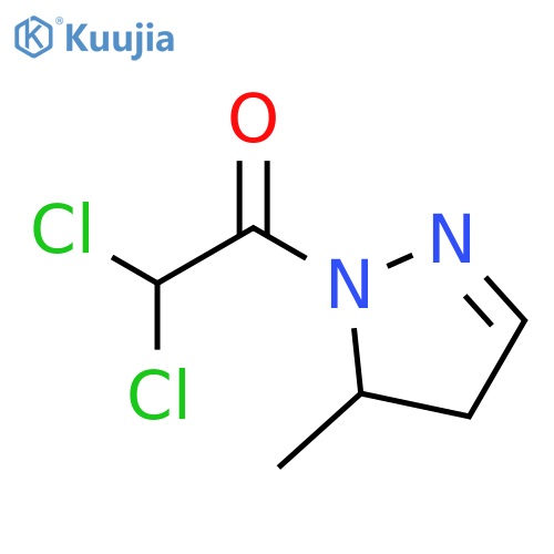 Ethanone,2,2-dichloro-1-(4,5-dihydro-5-methyl-1H-pyrazol-1-yl)- structure