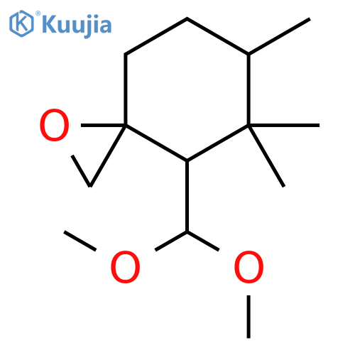 1-Oxaspiro[2.5]octane, 4-(dimethoxymethyl)-5,5,6-trimethyl- structure
