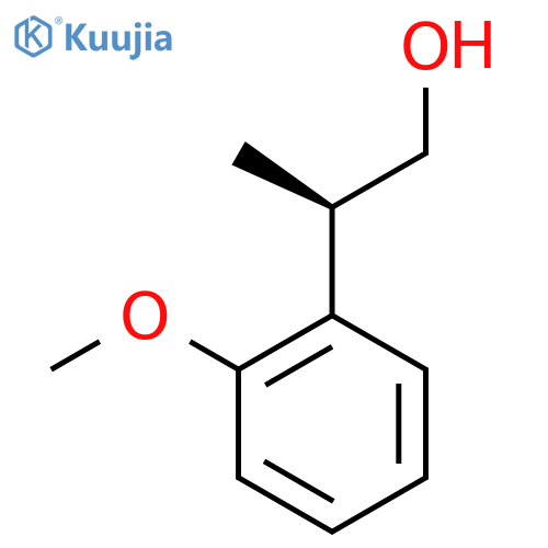 (2r)-2-(2-Methoxyphenyl)propan-1-ol structure