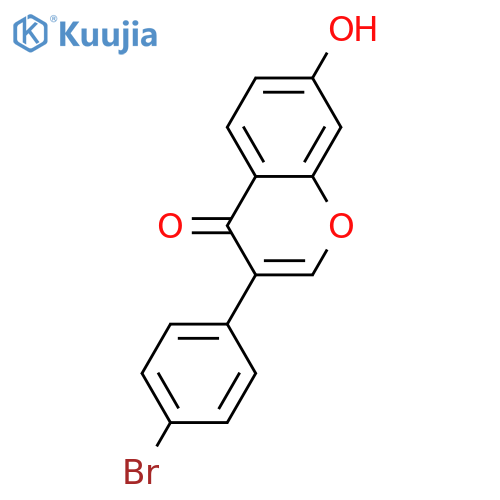 3-(4-bromophenyl)-7-hydroxy-4H-chromen-4-one structure