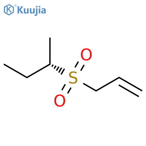 Butane, 2-(2-propenylsulfonyl)-, (S)- structure