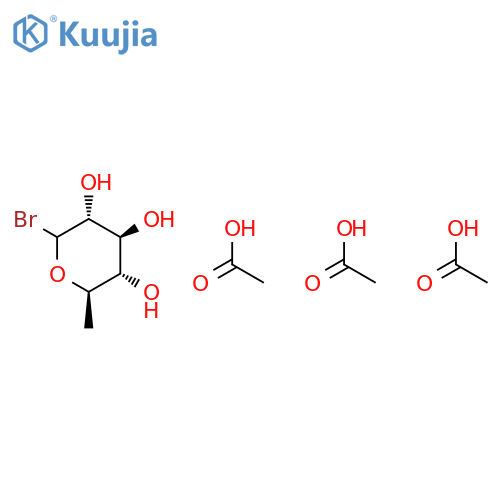 D-Glucopyranosyl bromide, 6-deoxy-, triacetate structure