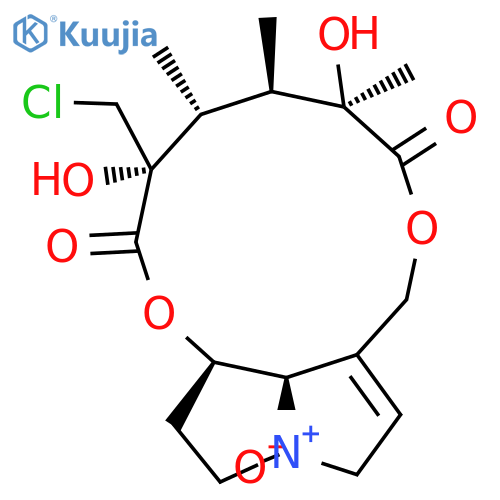 [1,6]Dioxacyclododecino[2,3,4-gh]pyrrolizine-2,7-dione,3-(chloromethyl)-3,4,5,6,9,11,13,14,14a,14b-decahydro-3,6-dihydroxy-4,5,6-trimethyl-,12-oxide, (3R,4R,5R,6R,14aR,14bR)- structure