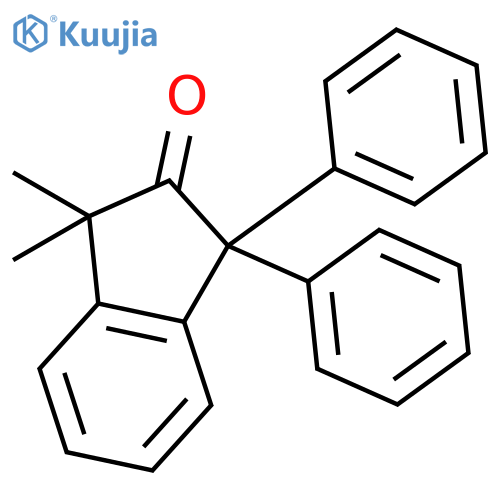2H-Inden-2-one, 1,3-dihydro-1,1-dimethyl-3,3-diphenyl- structure