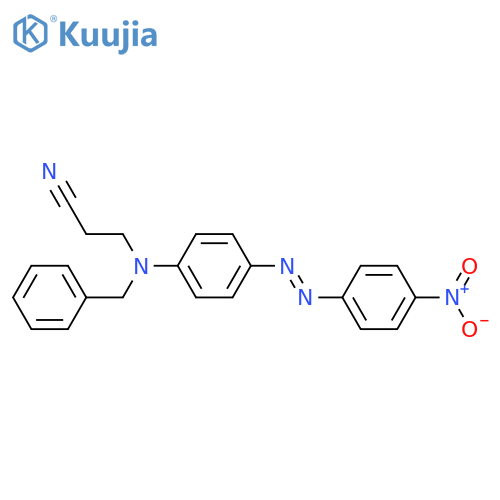 Propanenitrile, 3-[[4-[(4-nitrophenyl)azo]phenyl](phenylmethyl)amino]- structure
