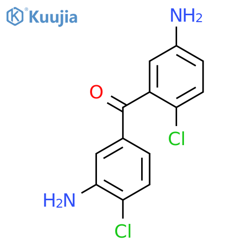 Methanone, (3-amino-4-chlorophenyl)(5-amino-2-chlorophenyl)- structure