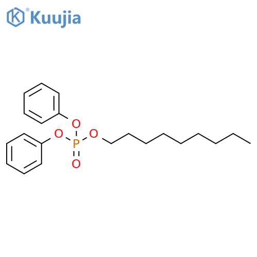 Phosphoric acid, nonyl diphenyl ester structure