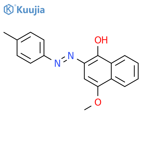 1-Naphthalenol, 4-methoxy-2-[(4-methylphenyl)azo]- structure