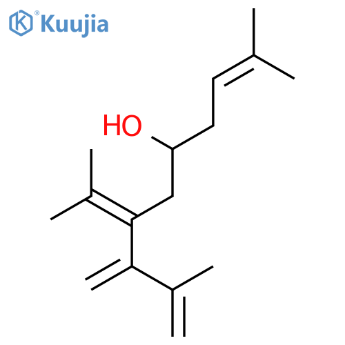 2,9-Decadien-5-ol, 2,9-dimethyl-8-methylene-7-(1-methylethylidene)- structure