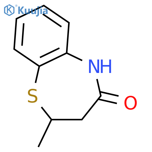2-methyl-2,3,4,5-tetrahydro-1,5-benzothiazepin-4-one structure