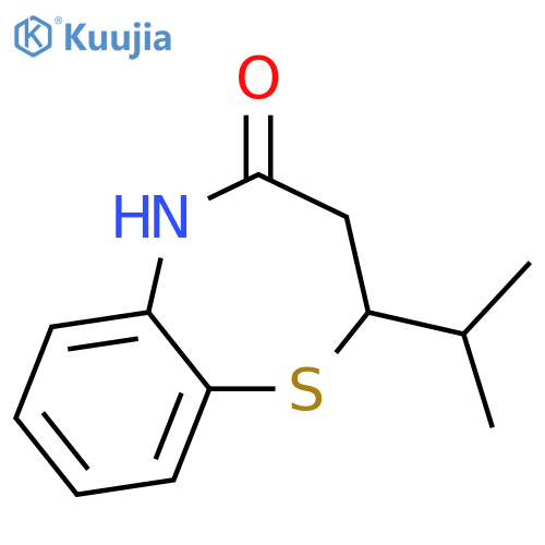 2-(Propan-2-yl)-2,3-dihydro-1,5-benzothiazepin-4(5H)-one structure