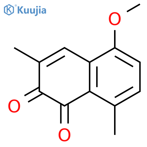 1,2-Naphthalenedione, 5-methoxy-3,8-dimethyl- structure