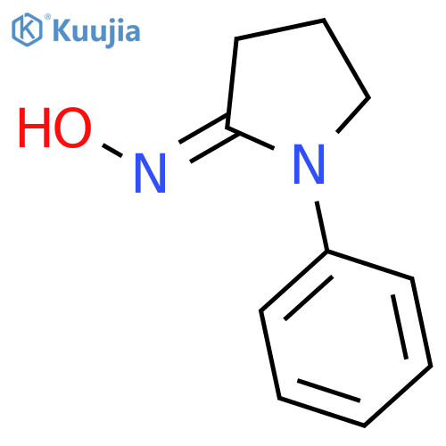 2-Pyrrolidinone, 1-phenyl-, oxime structure
