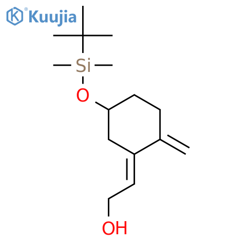 (2Z)-2-(5S)-O-tert-Butyldimethylsilyl-2-methylenecyclohexylideneethanol structure