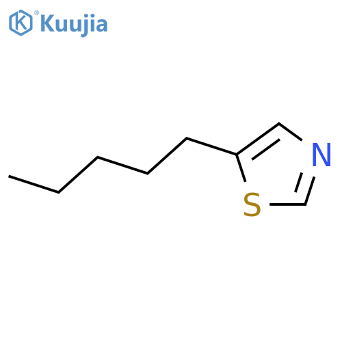 Thiazole, 5-pentyl- structure