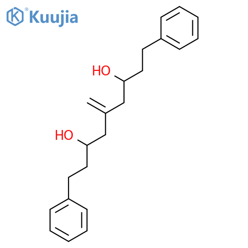 3,7-Nonanediol, 5-methylene-1,9-diphenyl- structure